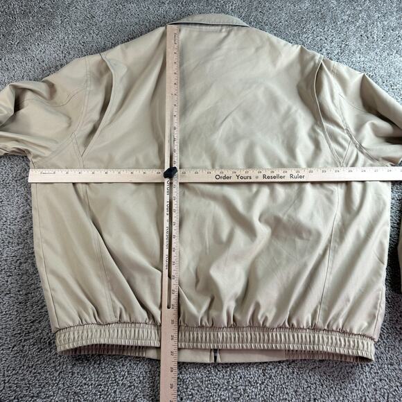 VTG Polo Ralph Lauren Bomber Jacket Mens XL Harrington Plaid Lined Dads Coat 90s - Picture 8 of 11